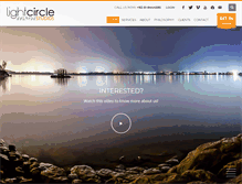 Tablet Screenshot of lightcirclestudios.com